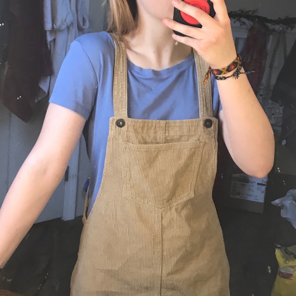 Corduroy Overall Dress